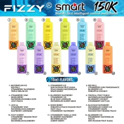 Wholesale Fizzy Smart 150K 15in1 150000 Puffs Disposable Vape 11