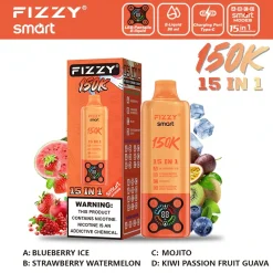 Wholesale Fizzy Smart 150K 15in1 150000 Puffs Disposable Vape 4