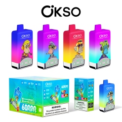 Wholesale OKSO Double Flavors 60K Puffs Vapes 26 Flavors Available 3