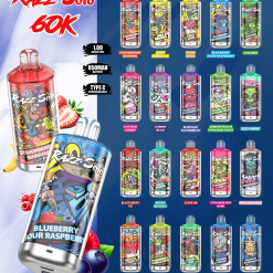 Wholesale RAZZ SOLO 60K 60000 Puffs Disposable Vape 850mah Battery 10
