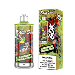 Wholesale RAZZ SOLO 60K 60000 Puffs Disposable Vape 850mah Battery 3