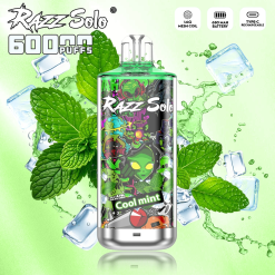 Wholesale RAZZ SOLO 60K 60000 Puffs Disposable Vape 850mah Battery 6