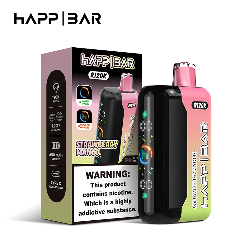 Wholesale HAPP BAR R120K Puffs Disposable Vape Europe Warehouse 11