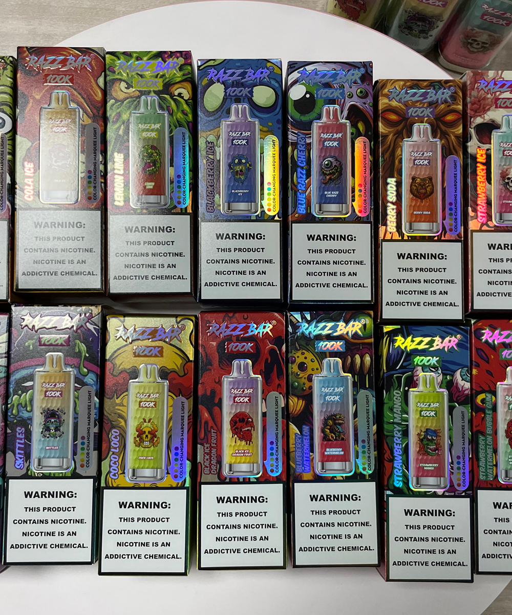Wholesale Razz Bar 100K Disposable Vape Fast Free Shiping 9