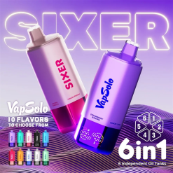 Wholesale Vapsolo 6in1 180K Puffs Disposable Vape EU Warehouse 8