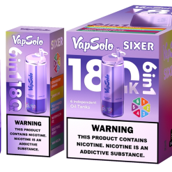 Wholesale Vapsolo 6in1 180K Puffs Disposable Vape EU Warehouse 9