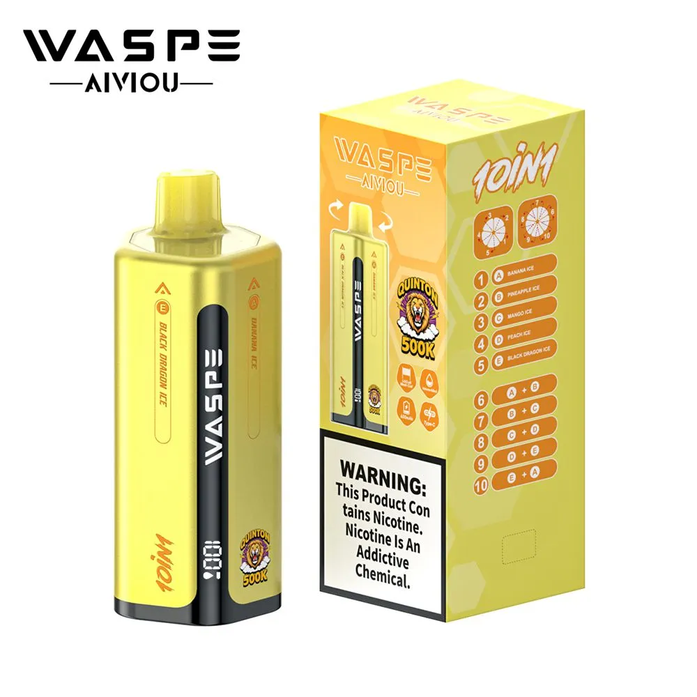 Waspe 10In1 Quinton 500K Puffs Disposable Vape Free Shipping 2