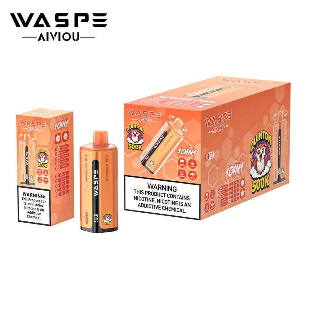 Waspe 10In1 Quinton 500K Puffs Disposable Vape Free Shipping 5 Waspe 10In1 Quinton 500K Puffs Disposable Vape Free Shipping 5