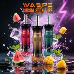 Waspe Shisha Hookah 300K Puffs Disposable Vape Free Shipping 6