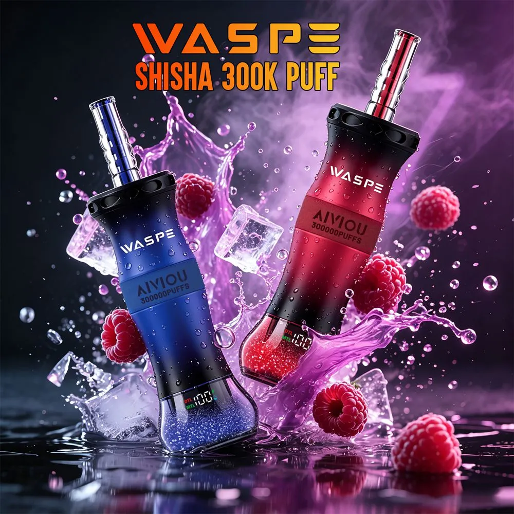 Waspe Shisha Hookah 300K Puffs Disposable Vape Free Shipping 7