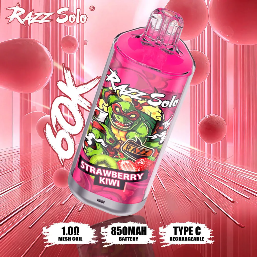 Top Sales Razz Solo 60K Puffs Disposable Vape Free Shipping 2