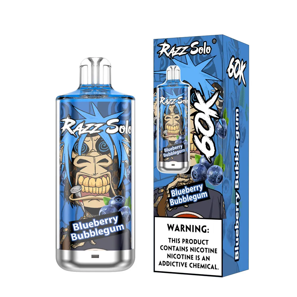 Top Sales Razz Solo 60K Puffs Disposable Vape Free Shipping 6