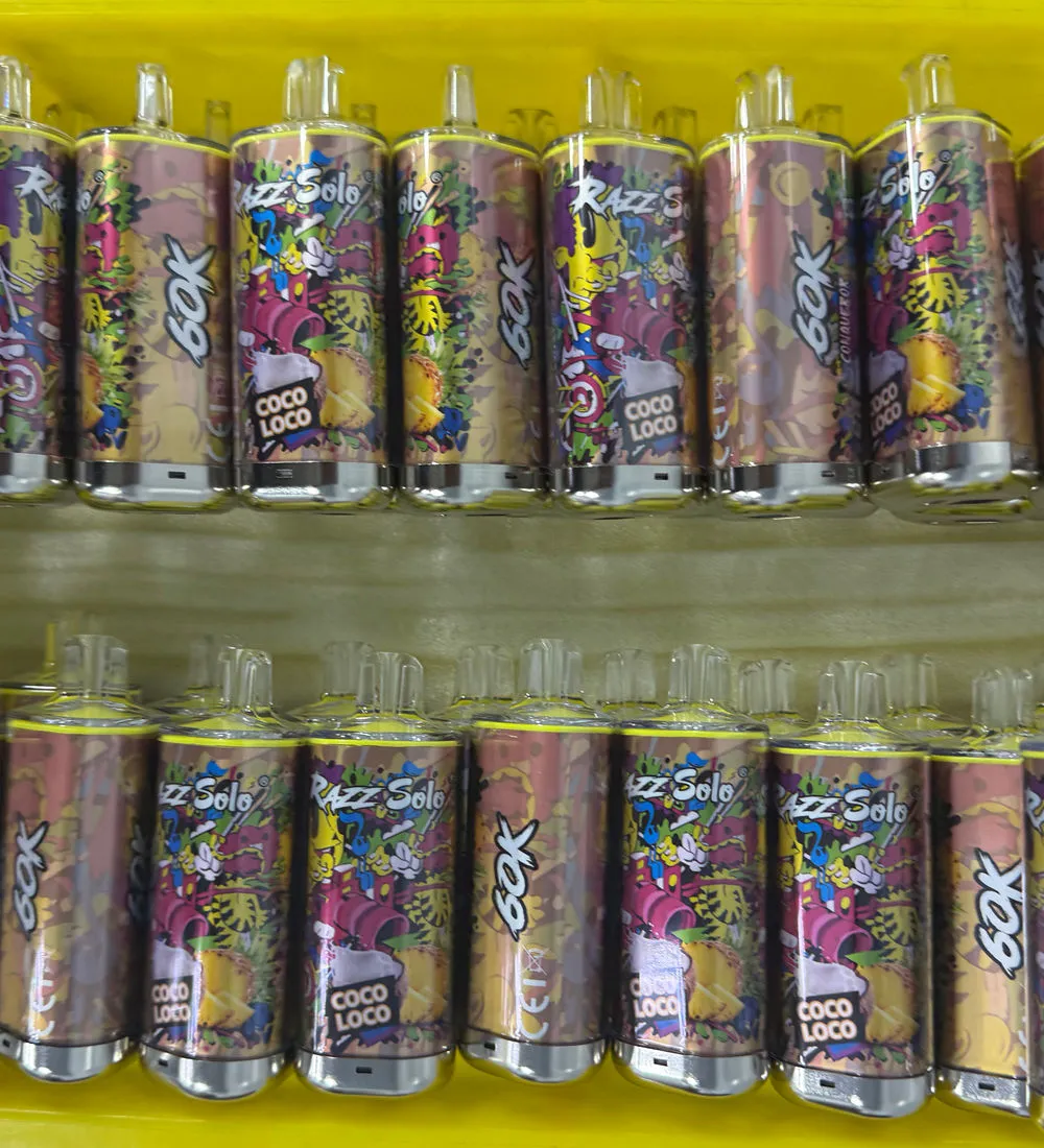 Top Sales Razz Solo 60K Puffs Disposable Vape Free Shipping 7