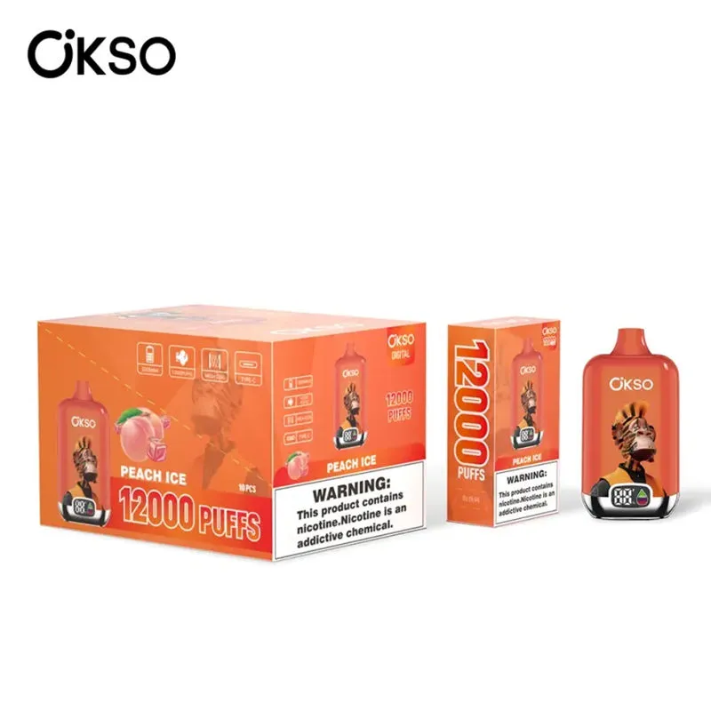 Wholesale OKSO Digital Box 12000 Puffs Disposable Vape 6
